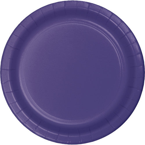 Lunch Plates - Purple 24ct