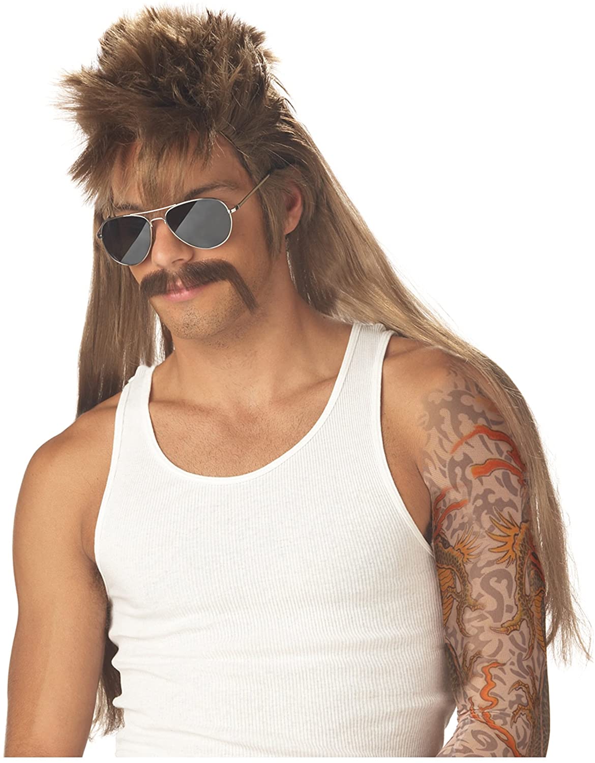 Mississippi Mudflap Wig & Mustache