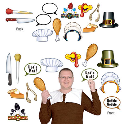 Photo Signs - Thanksgiving 12ct