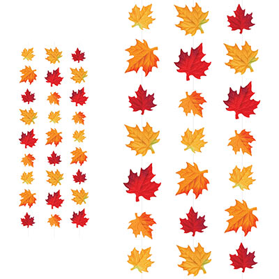 Fabric Autumn Leaves Stringers
