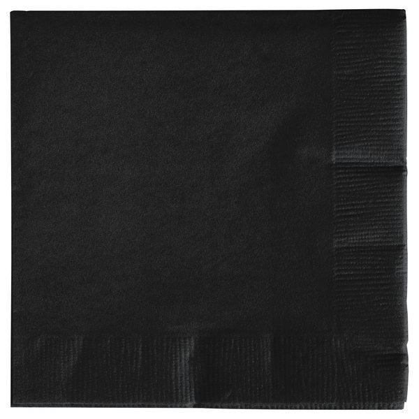 Lunch Napkins - Black Velvet 50ct