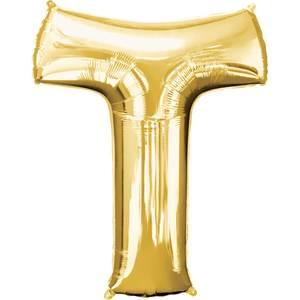Letter "T" - Gold