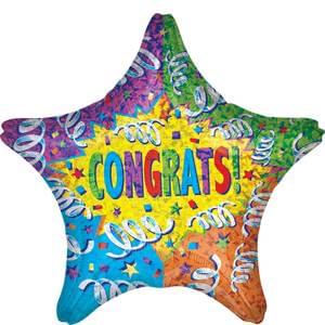 Congratulations: Streamers - 18"