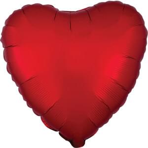 Heart: Sangria - 18"