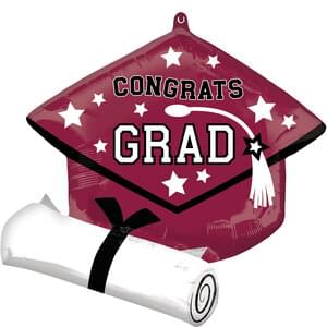 Graduation: Berry School Colors - 25"
