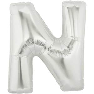 Letter "N" - Silver