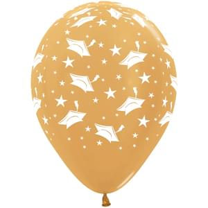 11" Graduation Gold Metallic