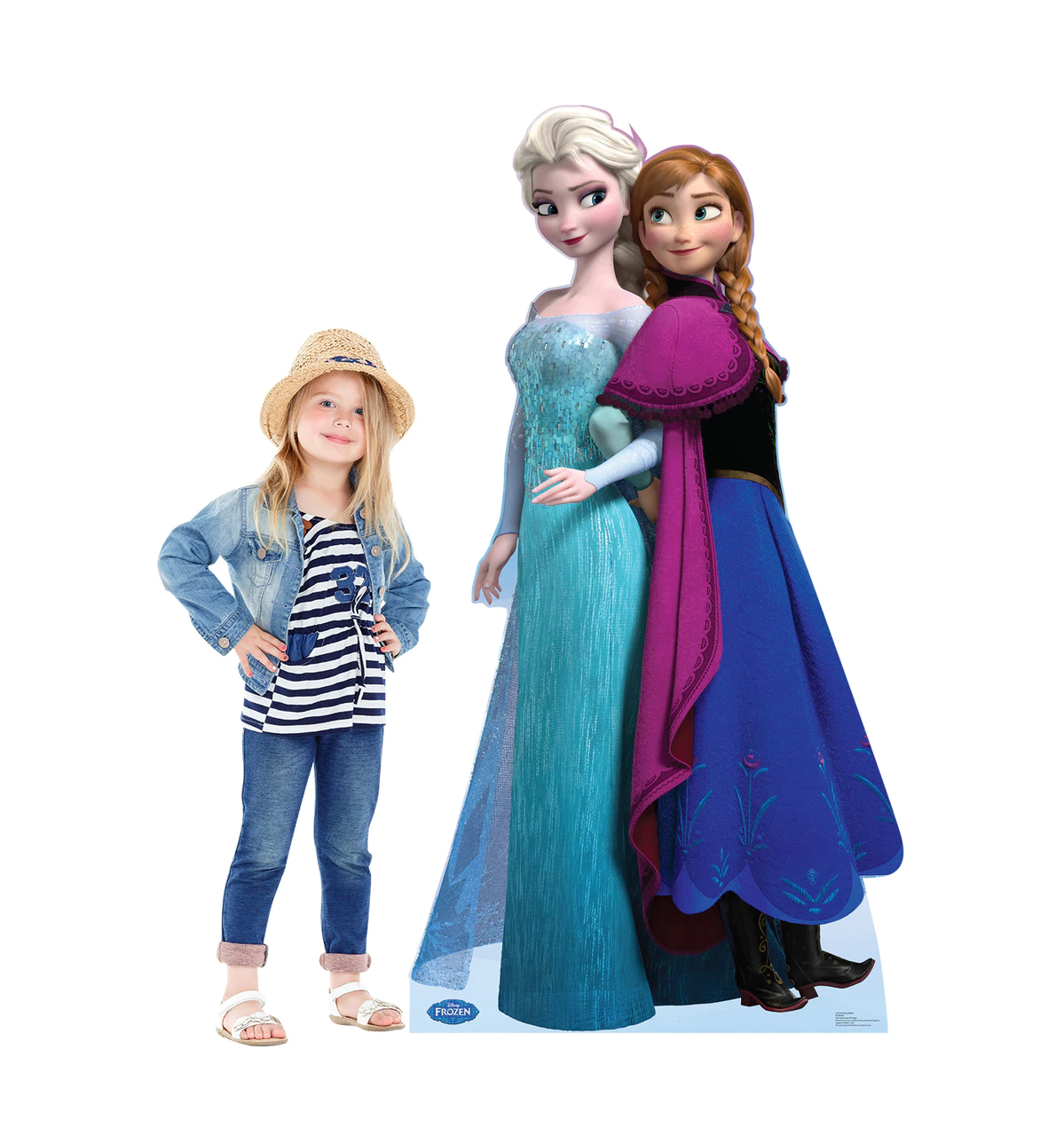Cardboard Cutout - Elsa and Anna
