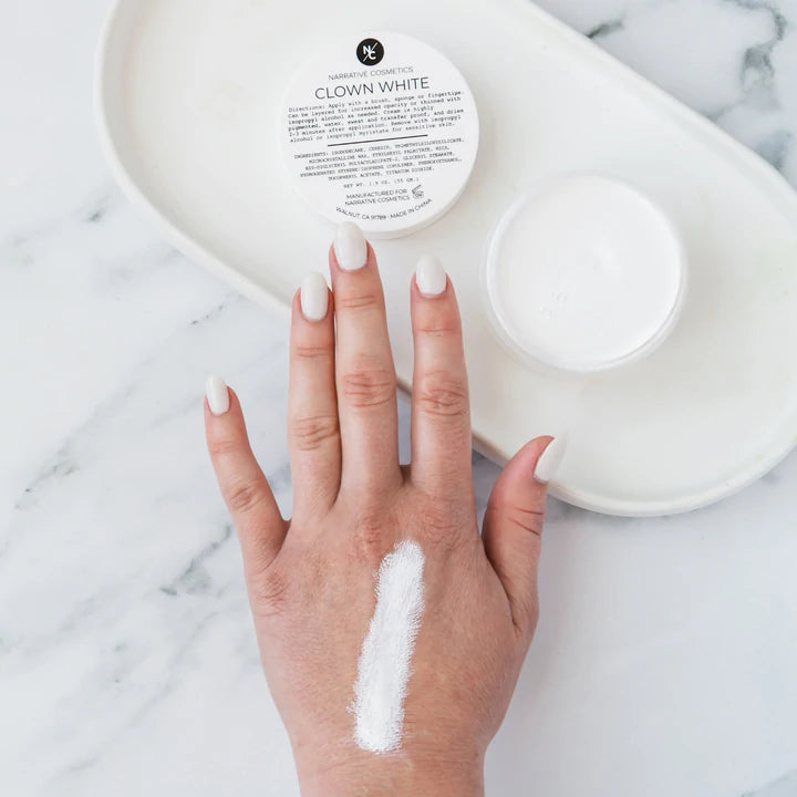 Quick Drying Clown White Cream Makeup 1.9oz