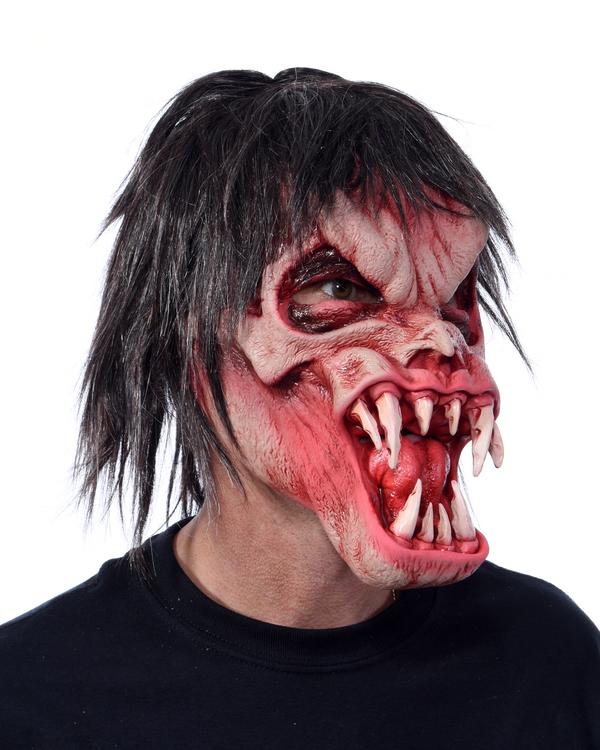 Fang-Monster Latex Face Mask
