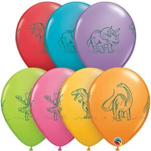 11" Dinosaurs In Action (Color Match)