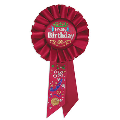 Rosette - It's My Birthday: Red