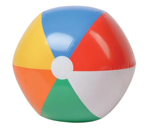 15" Inflatable Beach Ball