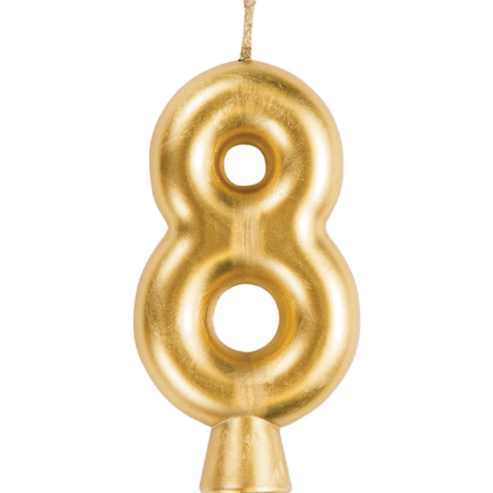#8 Gold Candle
