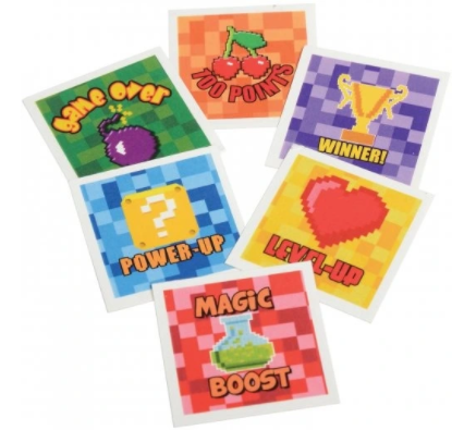 Power Up Tattoos 36ct