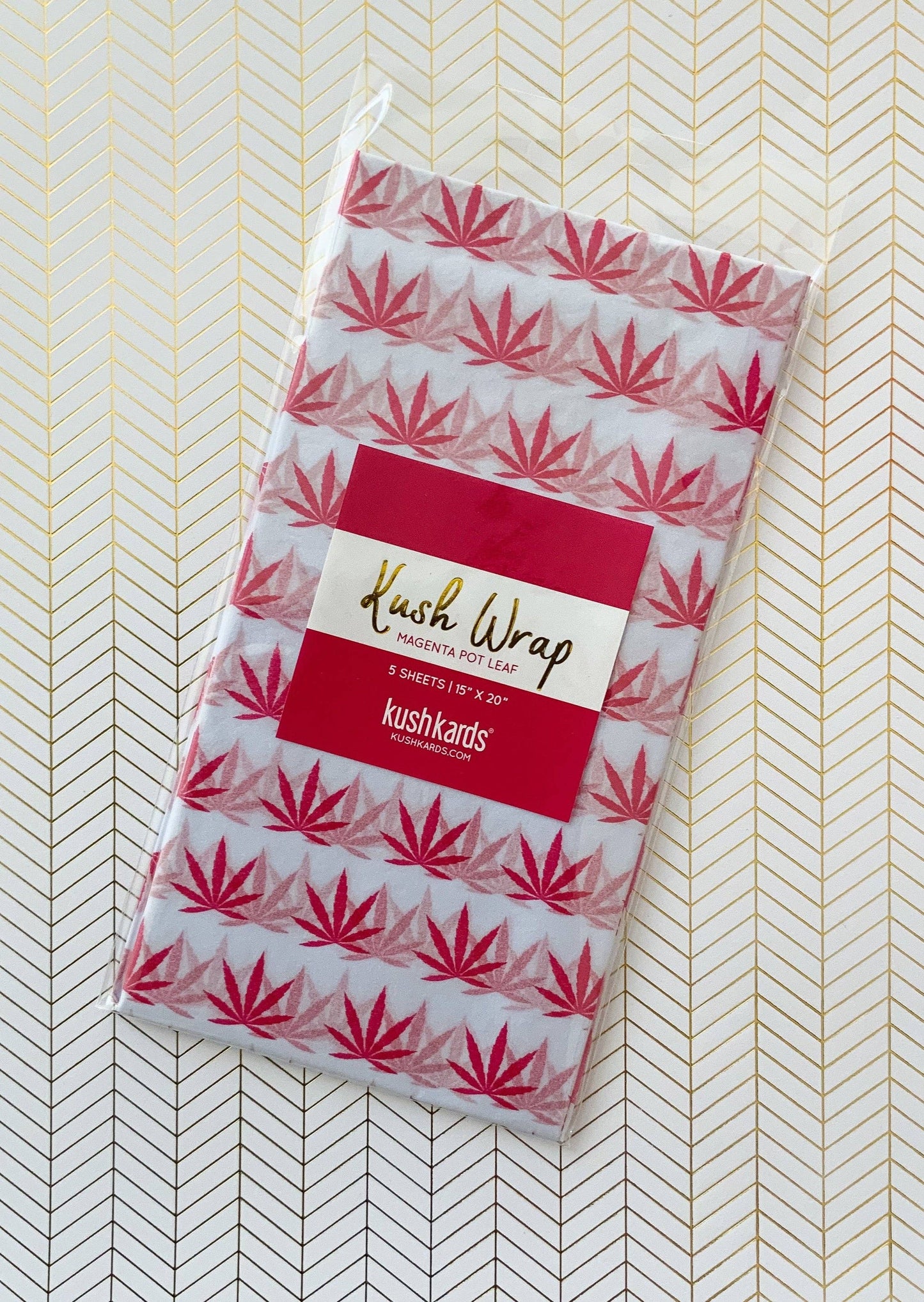Kush Wrap - White/Magenta