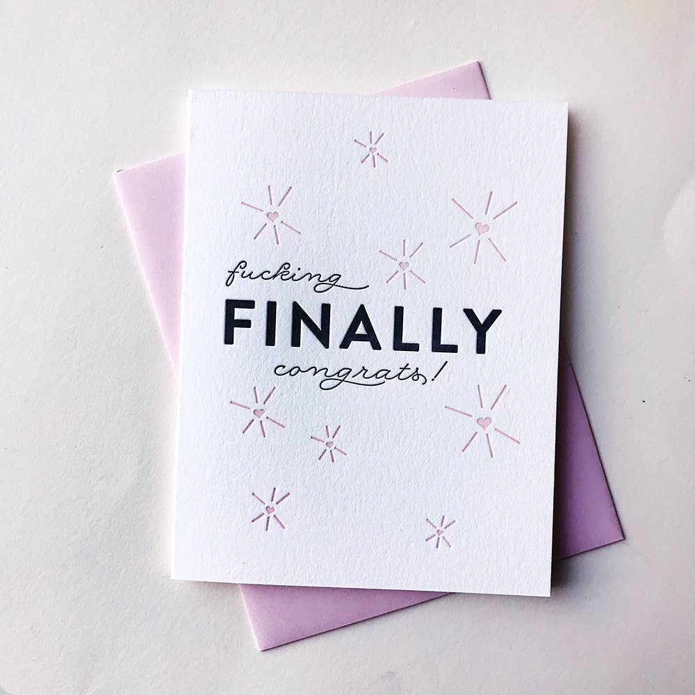 Greeting Card - Finally!
