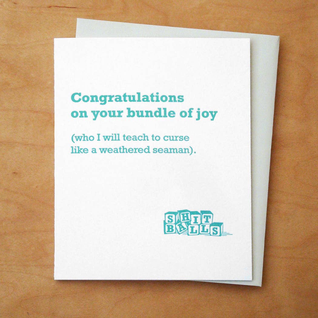 Greeting Card - Curse Like A Weathered Seaman