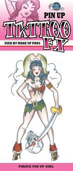 Pirate Pin Up Girl Tattoo
