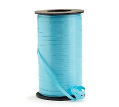 500yd Crimped Ribbon - Aqua