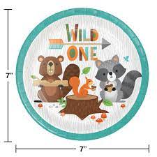 Dessert Plates - Wild One 8ct