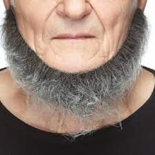 Chin Strap Beard - grey