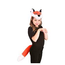 Fox Plush Headband & Tail Kit