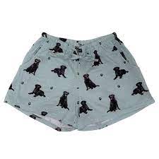 Lounge Shorts- Labrador, Black
