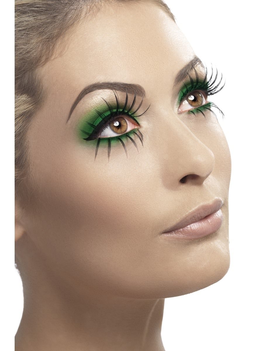 Eyelashes - Black w/ Top & Bottom Set