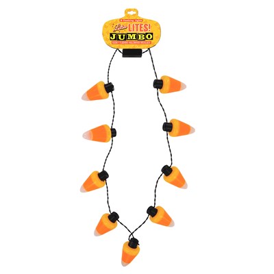 Flashing Candy Corn Necklace