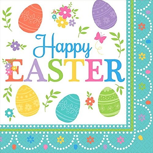 Beverage Napkins - Lovely Easter 16ct