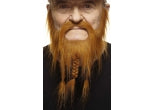 Mustache & 3 Braided Beard - Auburn
