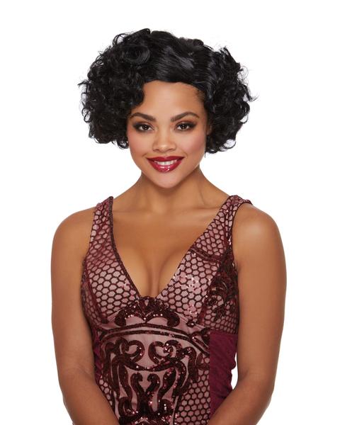Flapper Wig - Black