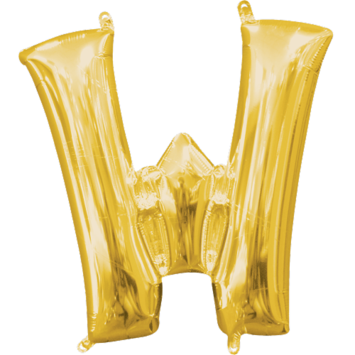 34"  Gold Letter - W