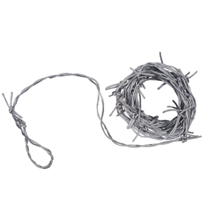 Silver Barbed Wire