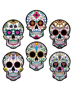 DOD Sugar Skull Cutouts