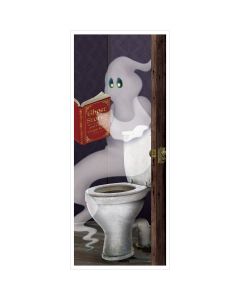 Door Cover - Ghost Restroom