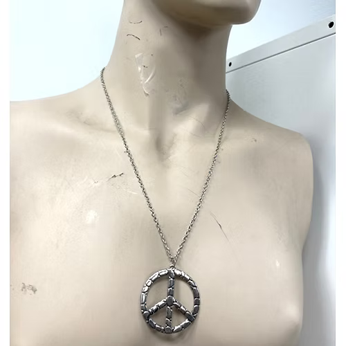 Peace Sign Chain Necklace