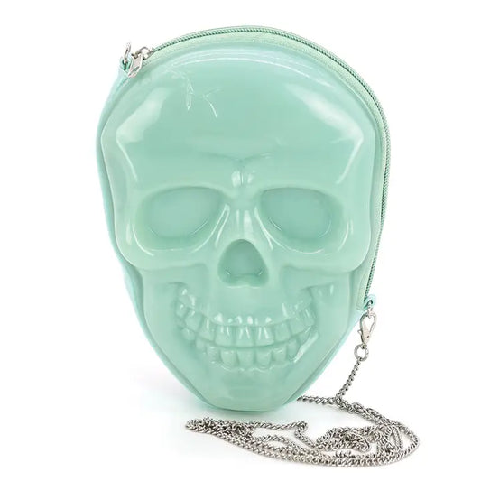 Skull Crossbody Bag - Green