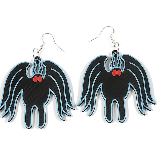 Mothman Cryptid Earrings