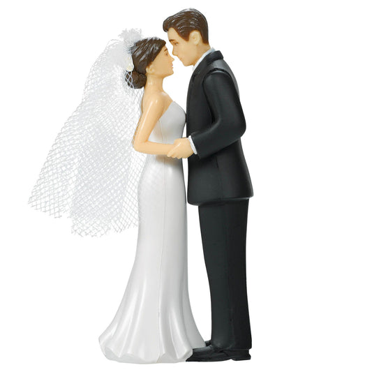 Wedding Cake Topper - Caucasian Couple