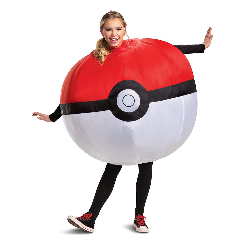 Inflatable Poke Ball Costume - Child/Adult