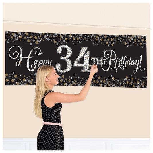 Customizable Giant Banner Kit - Sparkling Celebration