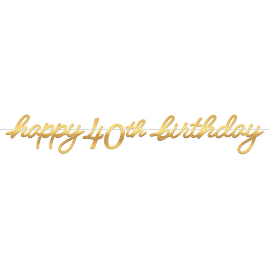 40th Banner - Golden Age Birthday