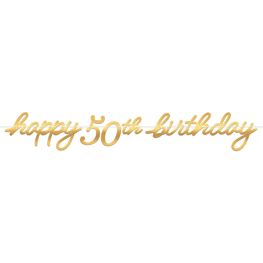 50th Banner - Golden Age Birthday