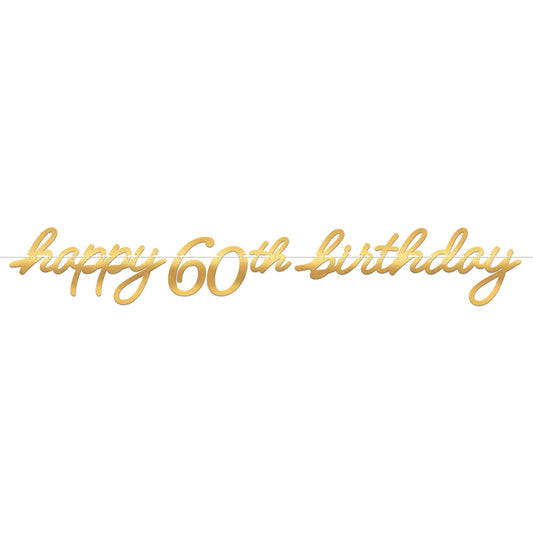 60th Banner - Golden Age Birthday