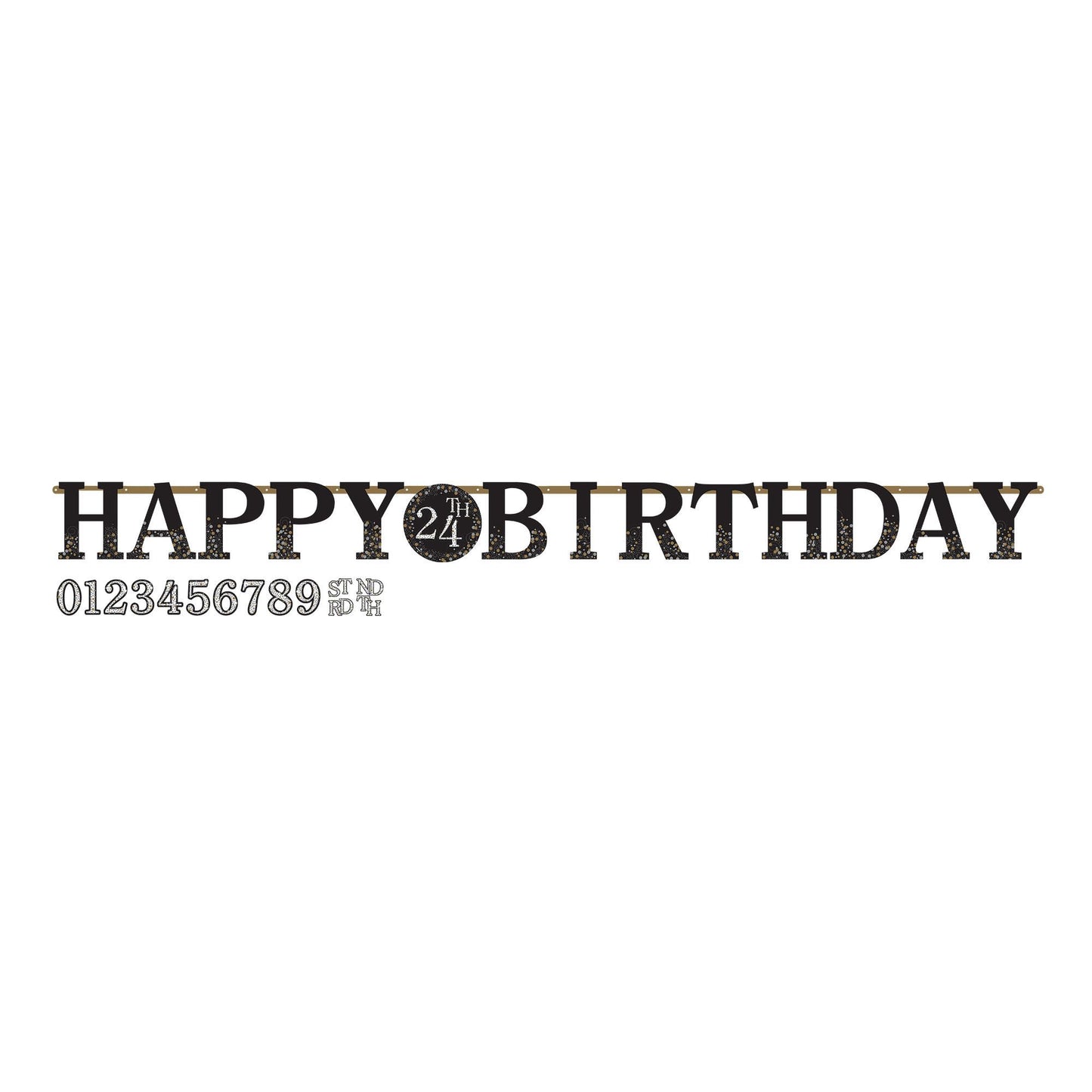 Customizable Jumbo Letter Banner Kit - Sparkling Celebration