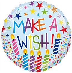 18" Make a wish Mylar