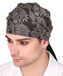 Triangle Pirate Head Scarf - Brocade