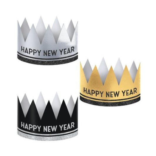 Happy New Year Crowns 12ct